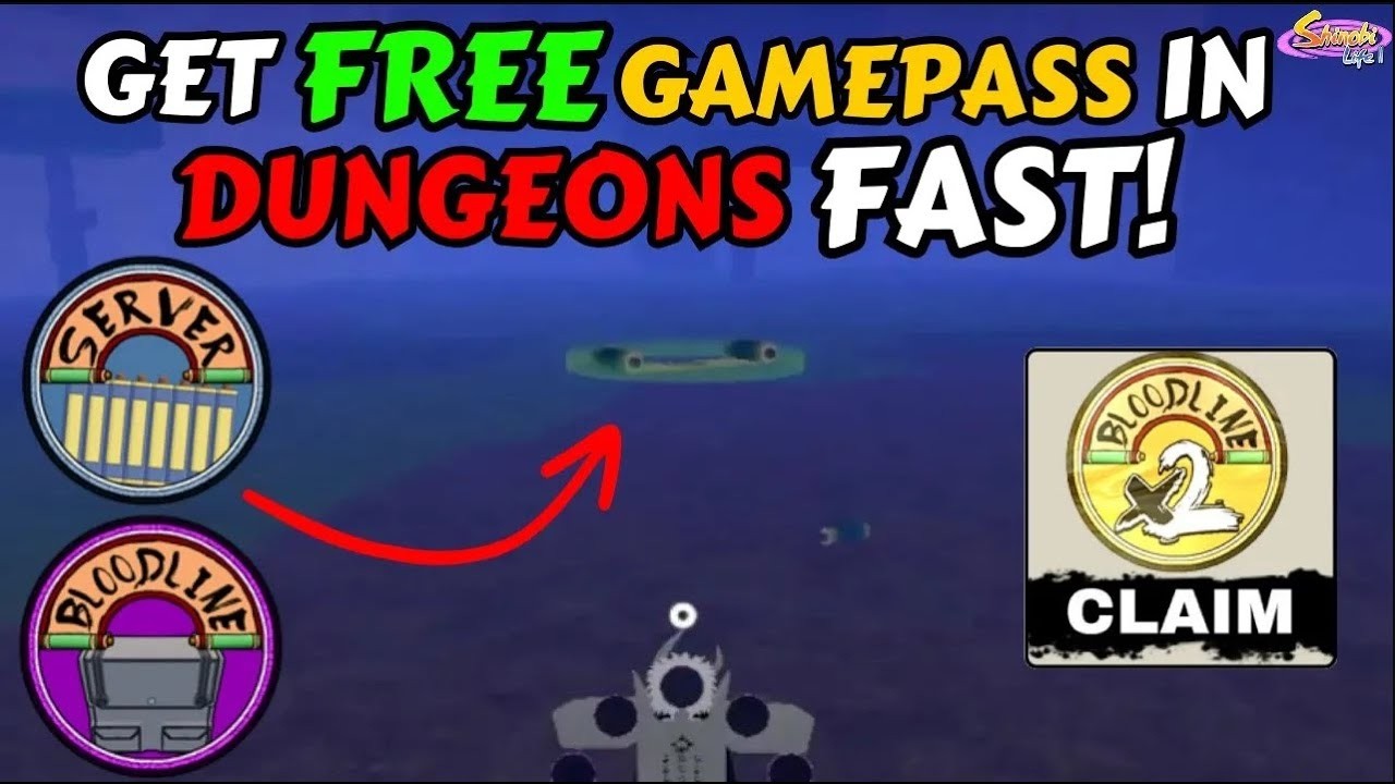 How To Get FREE GAMEPASSES in Dungeons Gamemode FAST & EASY!   Shindo Life