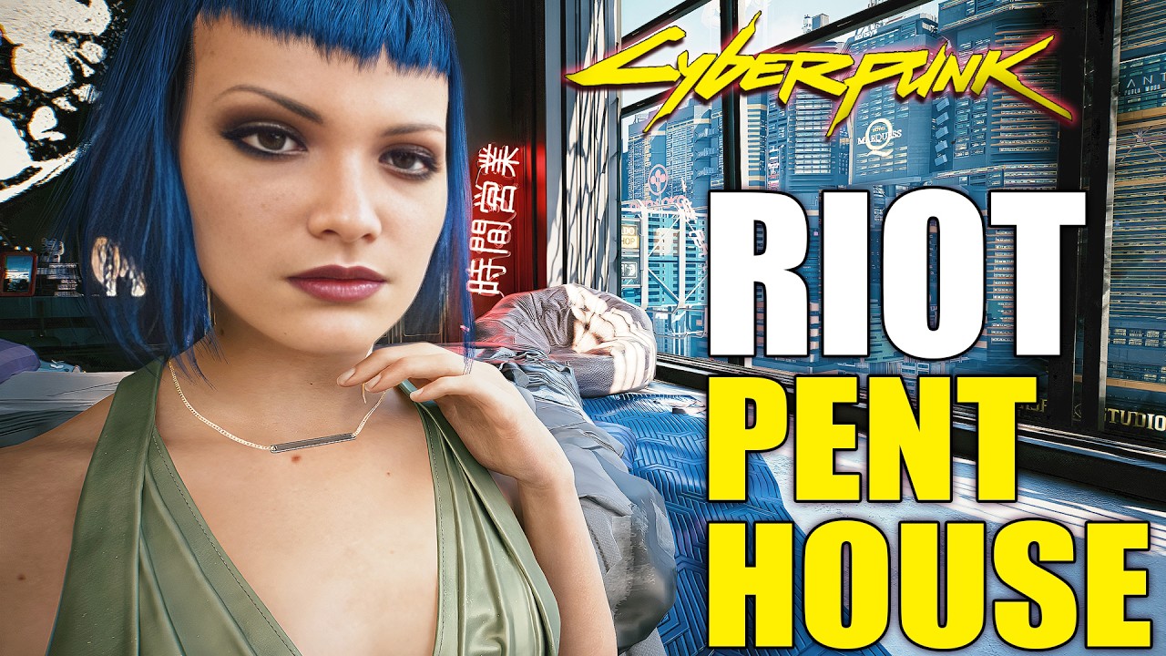 Cyberpunk 2077 | RIOT Penthouse with Garage