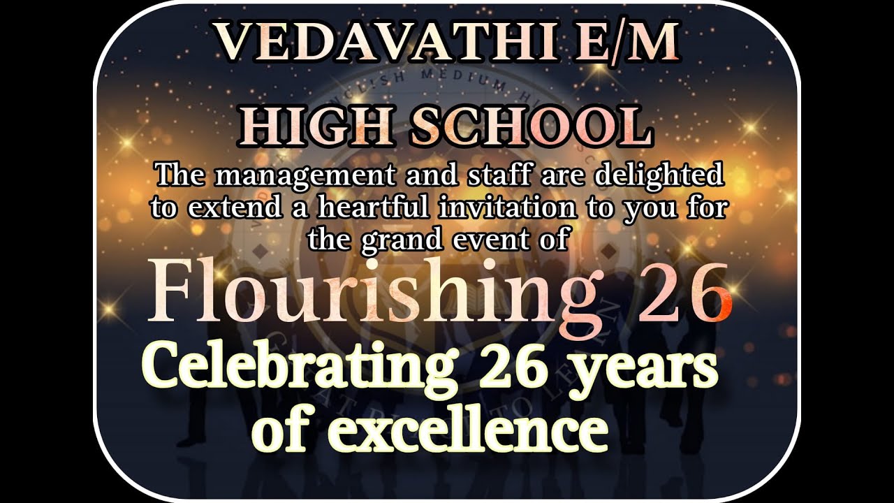 VEDAVATHI EM HIGH SCHOOL, ANNUAL DAY CELEBRATIONS