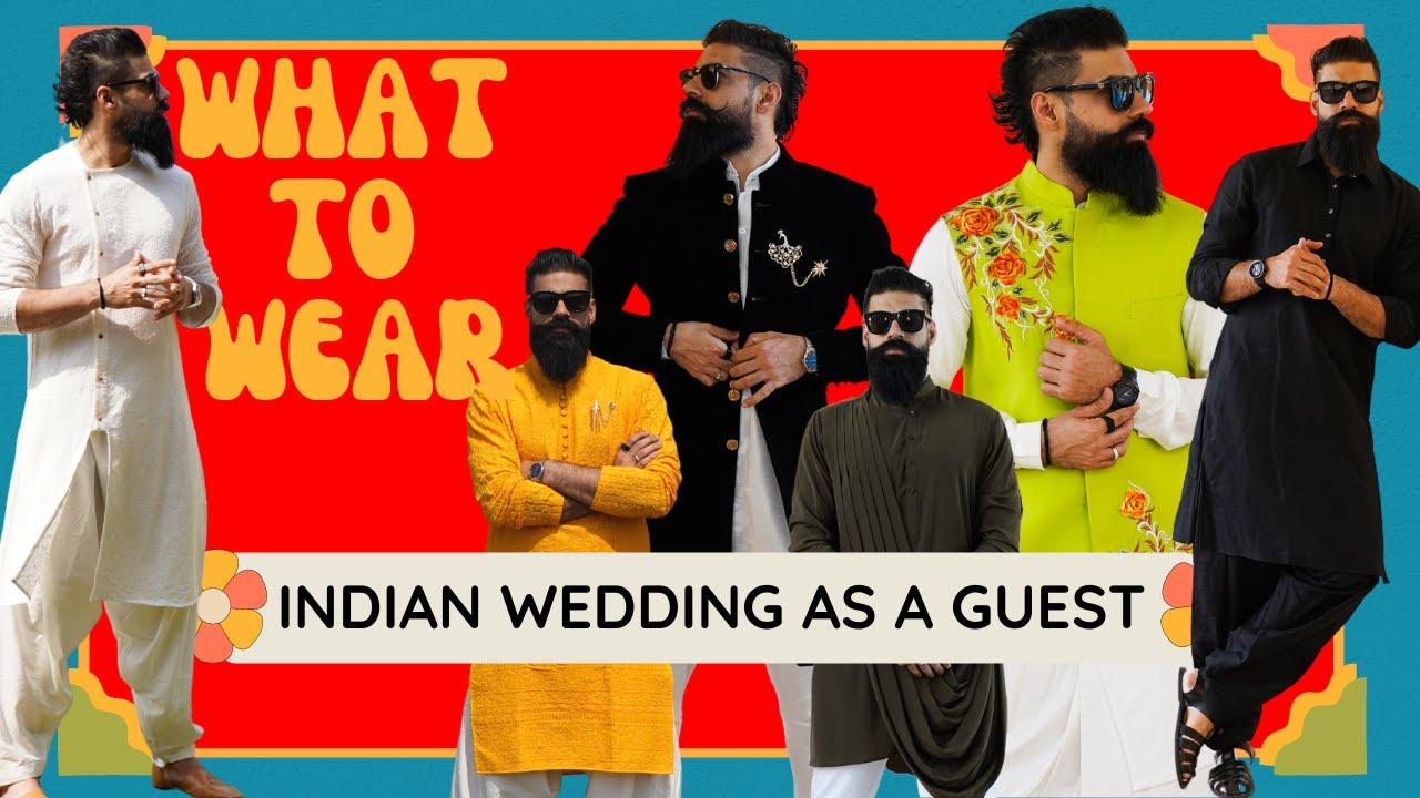 What to wear at a wedding as a guest // BEST WEDDING OUTFITS FOR MEN // Indian wedding outfits