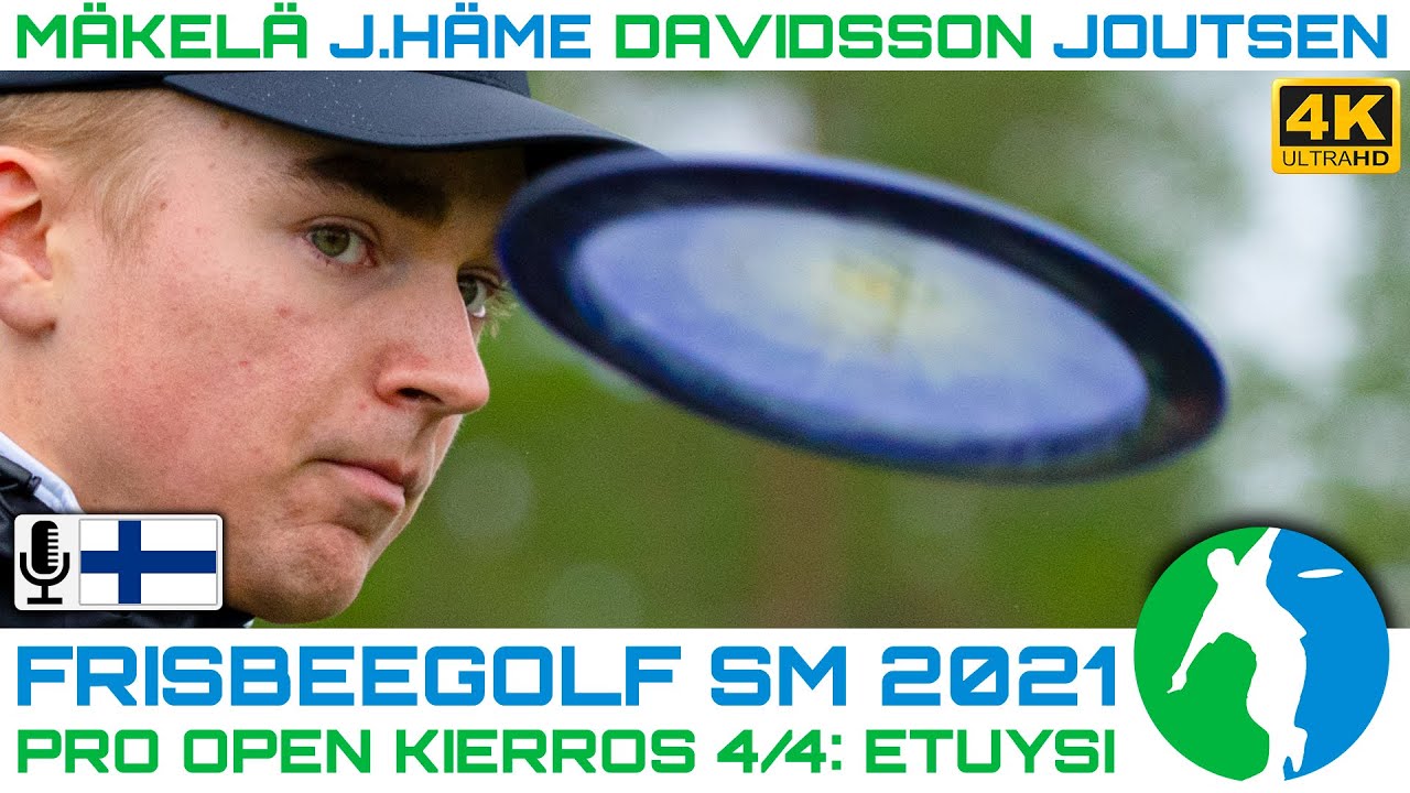 Frisbeegolf SM 2021 kärki, K4/4 ETUYSI, Väinö Mäkelä, Joonatan Häme, Daniel Davidsson, Pyry Joutsen