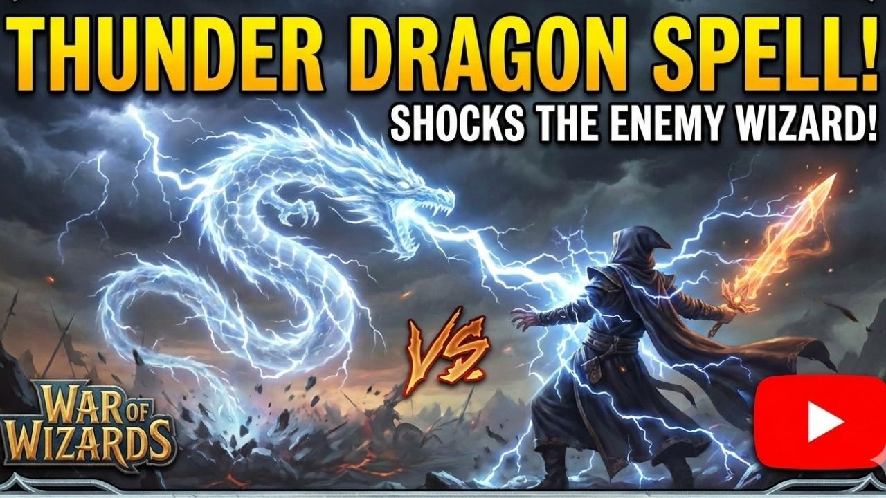 Taming Thunder Dragon In War of Wizards
