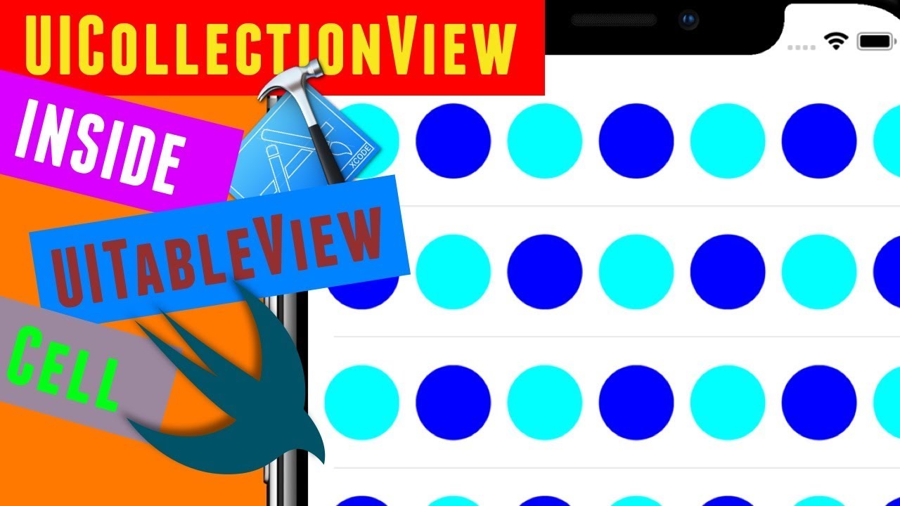 UICollectionView inside UITableViewCell (Swift 4.1 / Xcode 9.3)
