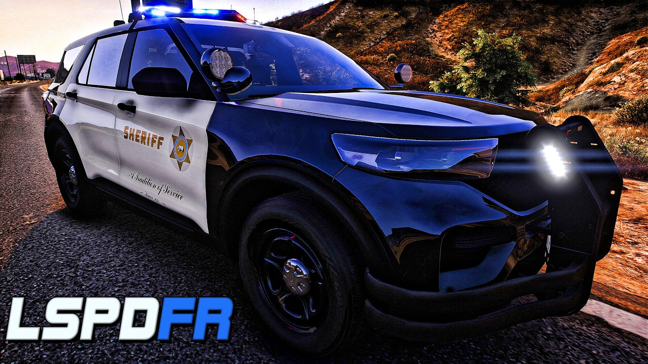 GTA 5 Sheriff Patrol in the City | GTA 5 Mod Lspdfr|| #lspdfr #stevethegamer55