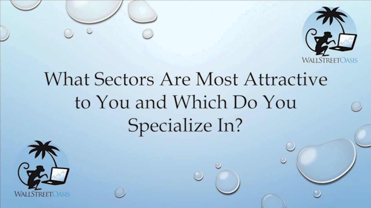 What Sectors Are most Attractive To You and Which Do You Specialize In?