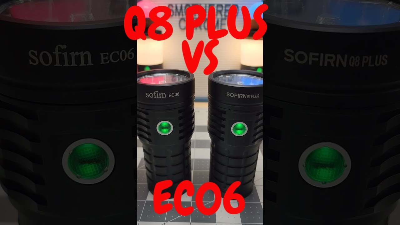 SOFIRN Q8 PLUS 5000K kontra SOFIRN EC06 6500K, znany r&oacute;wnież jako Q8 PLUS