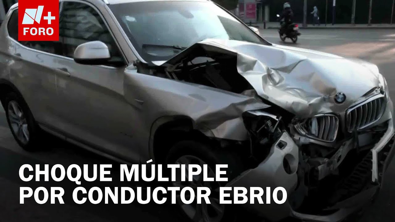 Detienen a conductor ebrio que embistió tres autos en CDMX - Las Noticias