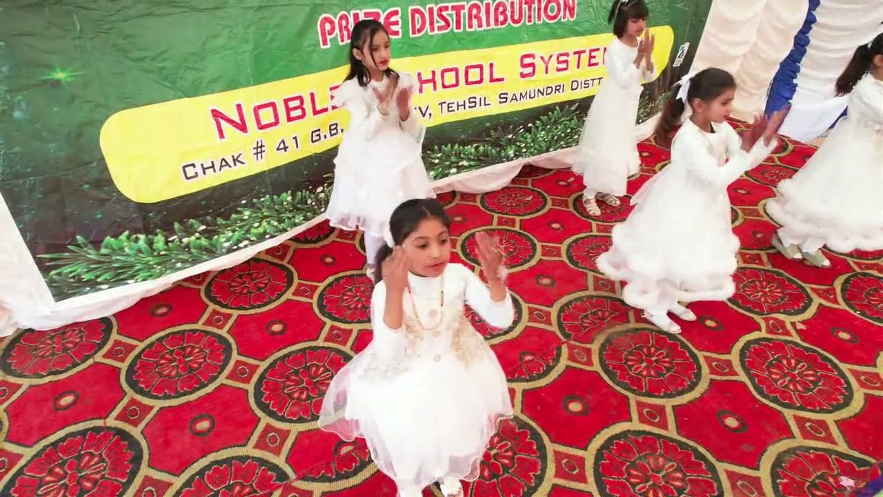 Annual prize distribution 2023-24, parents tribute performance, Noble school system 41 GB jugdev.