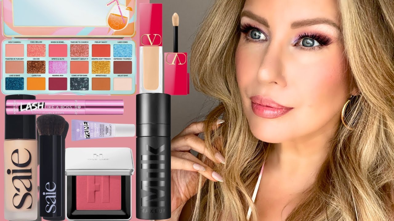 TESTING THE HOTTEST NEW MAKEUP RELEASES🔥Haus Labs, Saie, Essence, Too Faced & More!