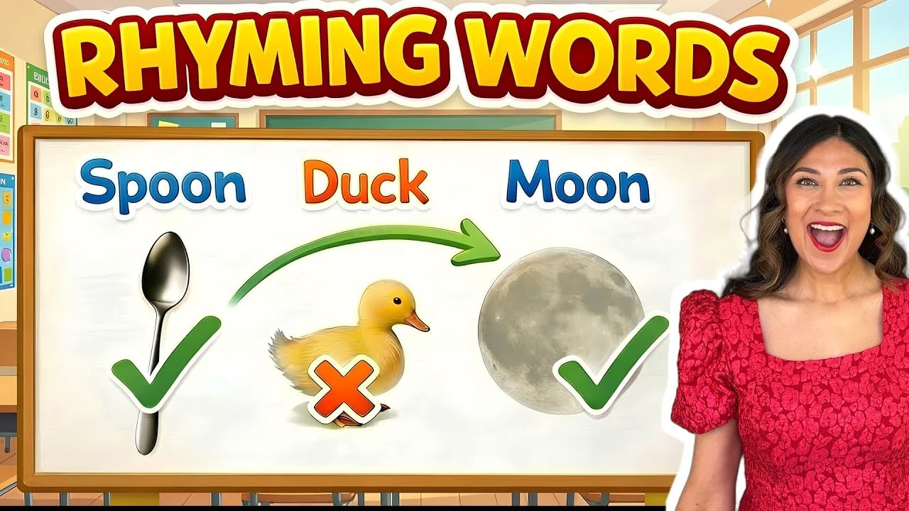 Rhyming Words with Nursery Rhymes | Toddler Learning with Miss Melody