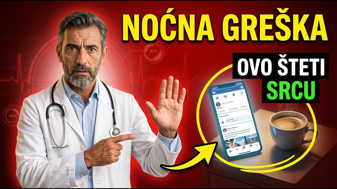 UPOZORENJE! Ova NOĆNA KOMBINACIJA može opteretiti SRCE dok spavate | Dr. Marko Kovačević