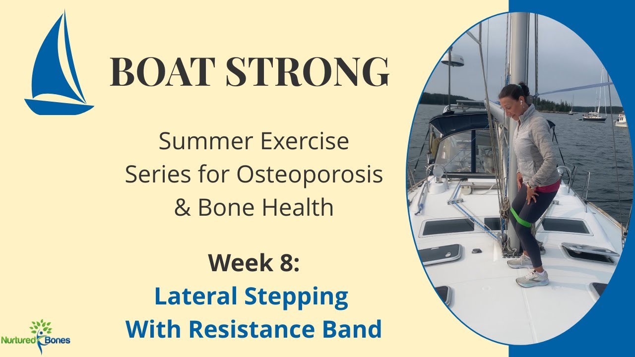 Lateral Band Walks for Hip Strength & Balance: Boat Strong Week 8