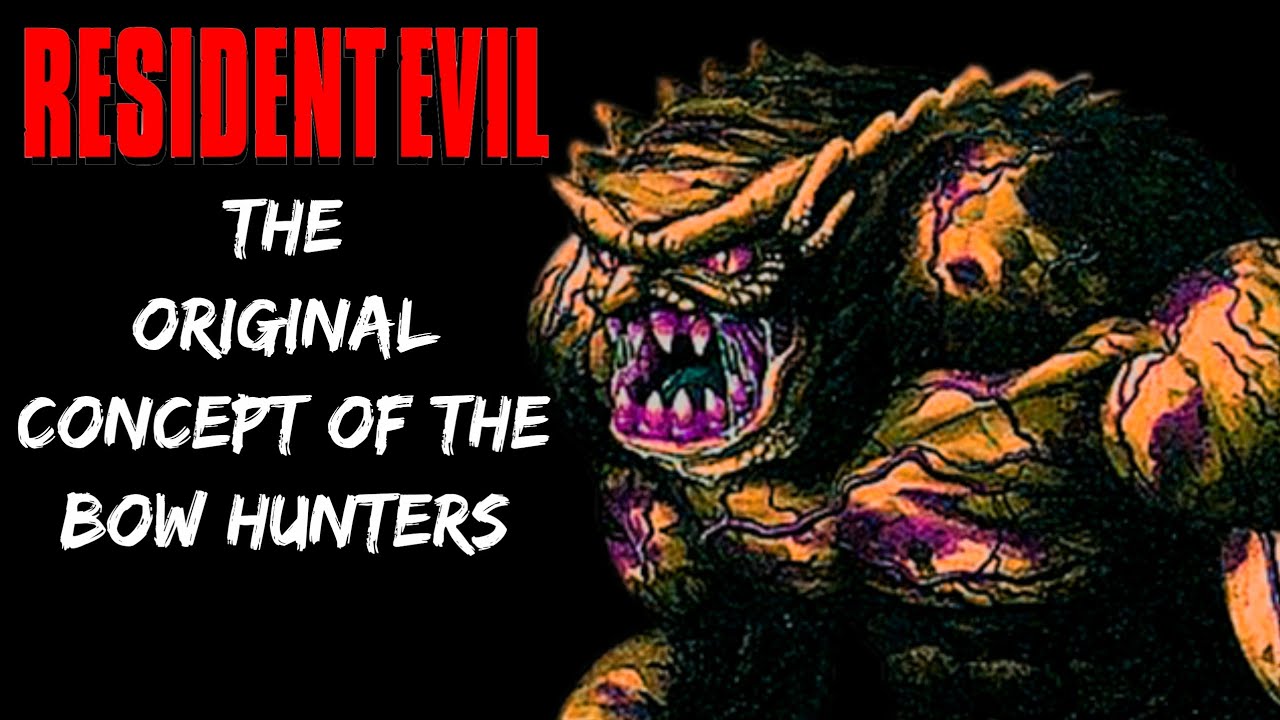 The Original Concept & Appearance Of BOW Hunters - Resident Evil History