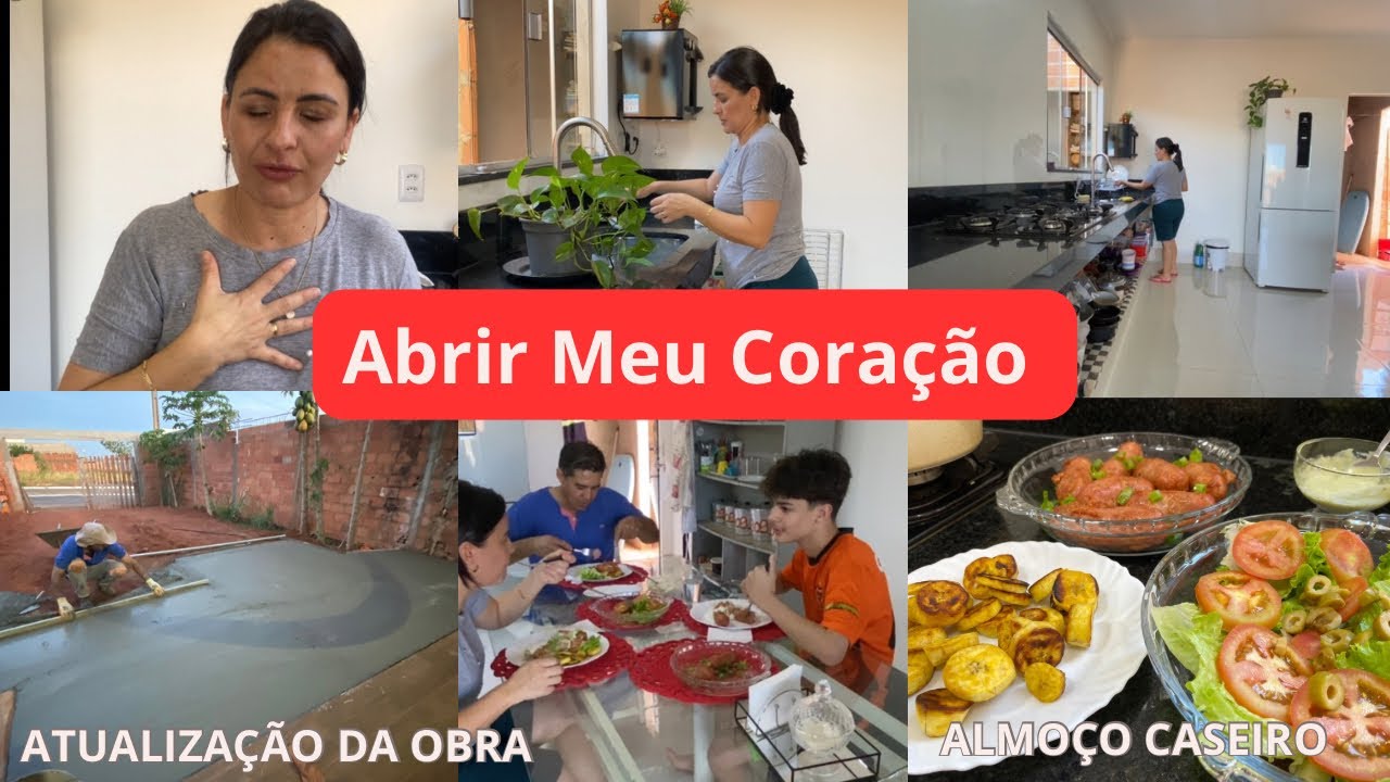 Sentimento de ingratidão, rotina real, obra, comida caseira e bate papo!😉