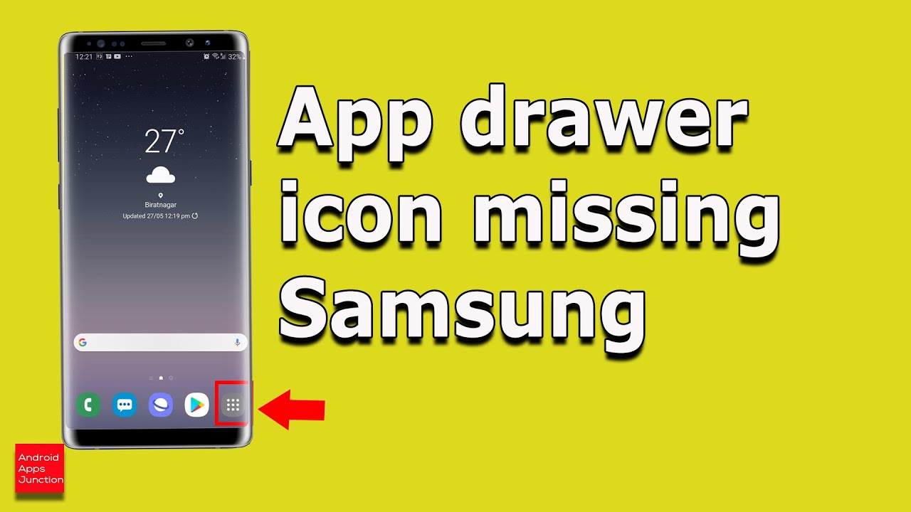 Bring back missing app drawer icon on Samsung