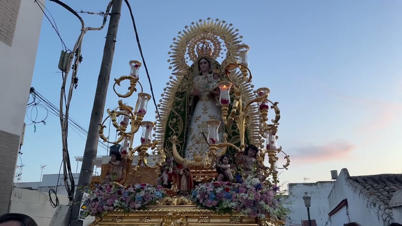 “Pasa la Virgen de la Candelaria” | Hdad. Rosario (Mairena del Aljarafe) | Glorias 2024