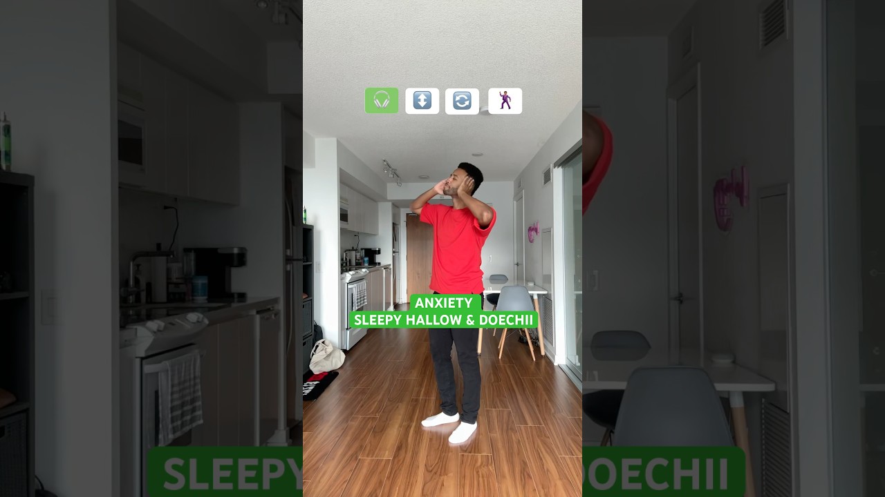 ANXIETY dance trend tutorial 👀 #dance #tutorial #trend #doechii #sleepyhallow