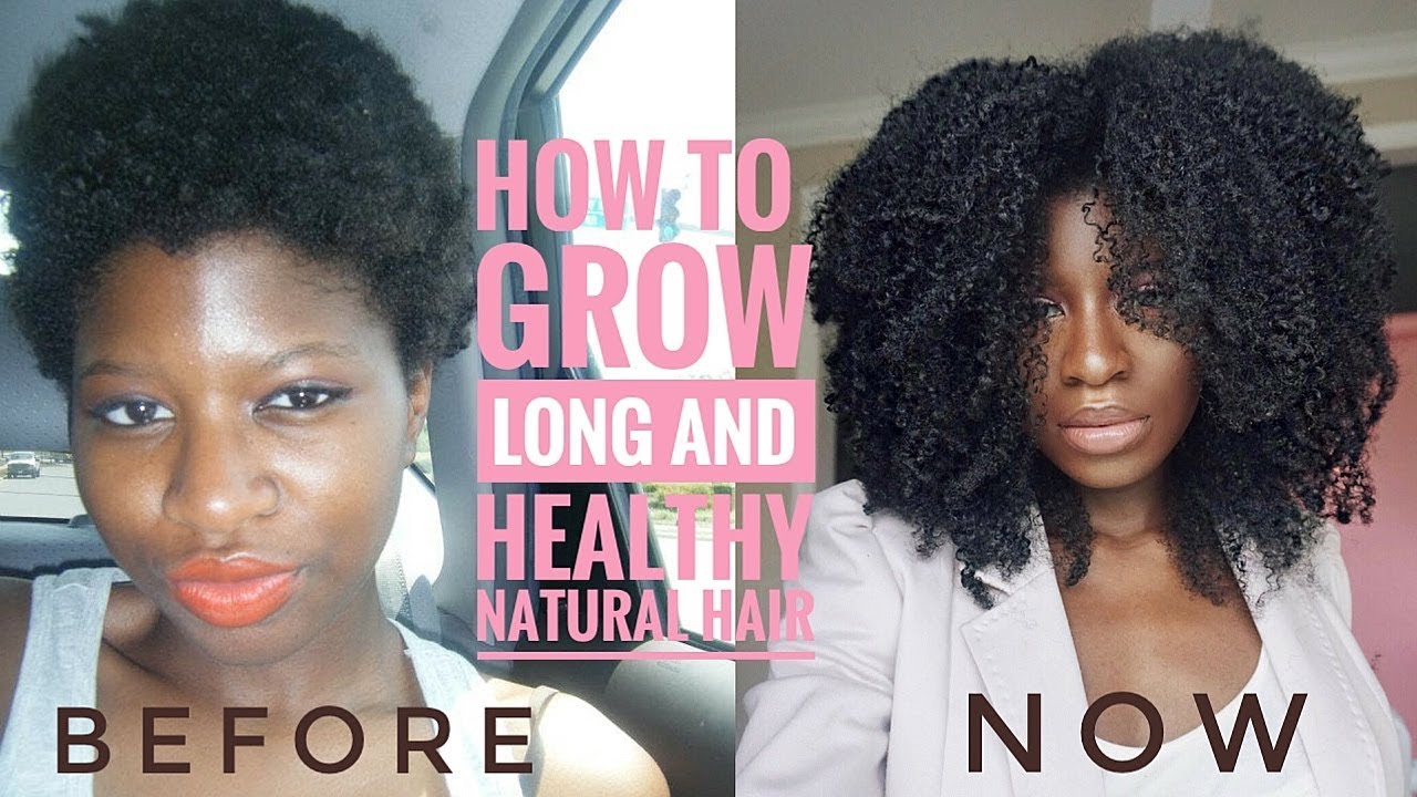 MY TIPS ON GROWING LONG AND HEALTHY NATURAL HAIR- KINKY HAIR