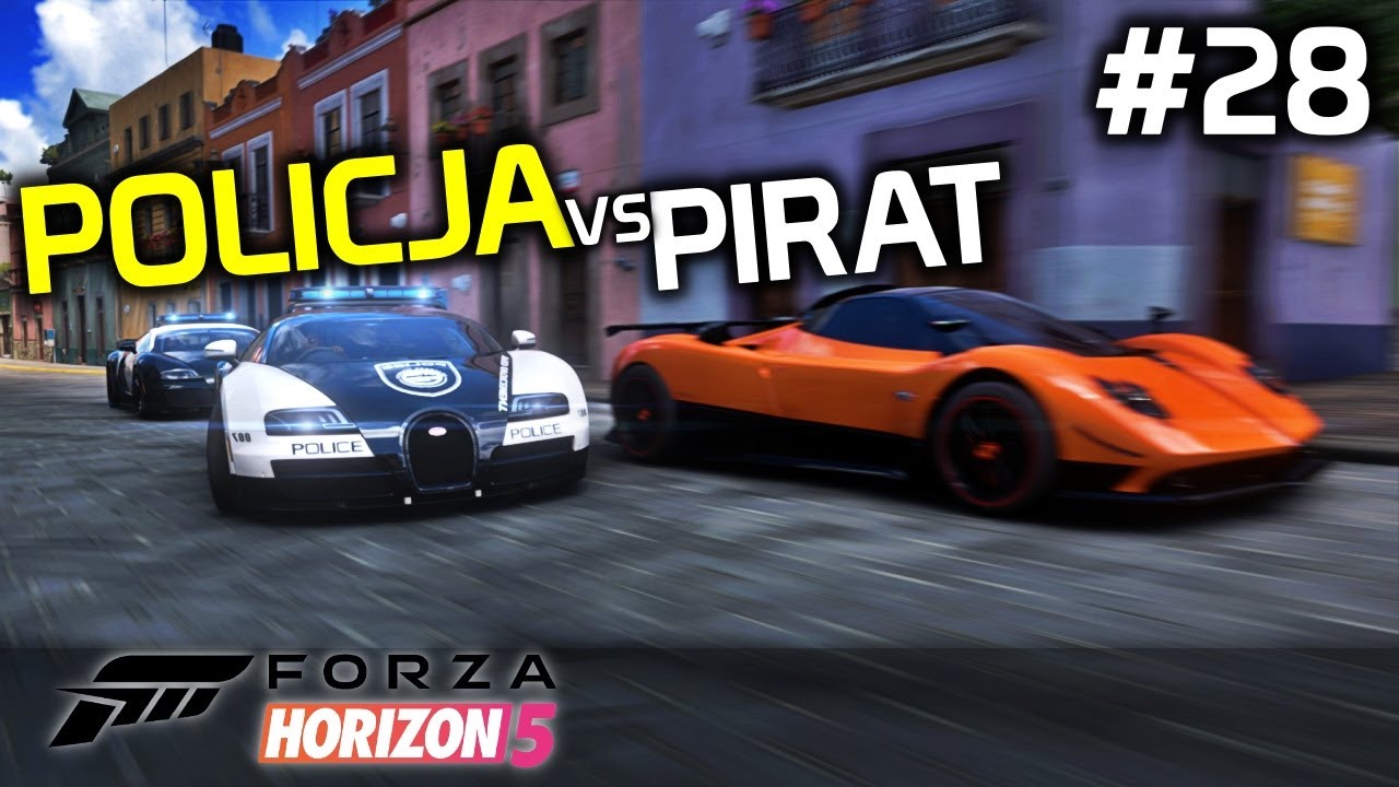 Forza Horizon 5 Gameplay PL PC [#28] POLICJA vs PIRAT Drogowy /z Bertbert & Yoshella