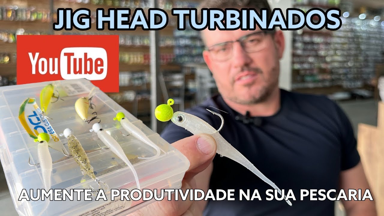 APRENDA A MONTAR E TURBINAR SEU JIG HEAD COM ISCAS SOFTS