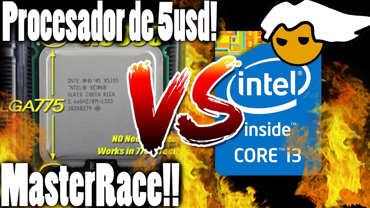 Un Procesador de 5USD!(OC) Vs Intel core i3!! (X5355 Vs i3 4170)  (12 años de antiguedad)