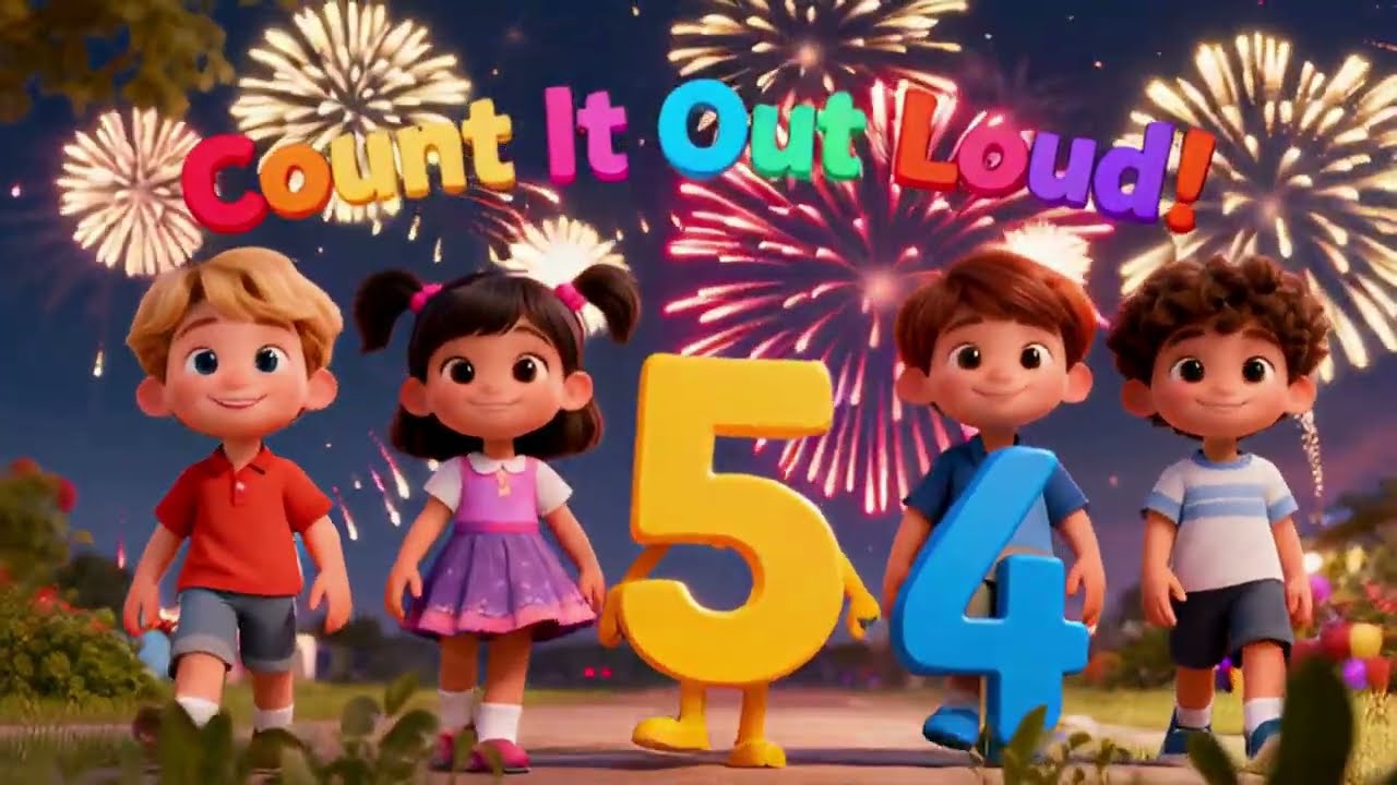 Learn Numbers with Music & Fun Moves 🎶 | Count It Out Loud! 🔢 3D Dance Song for Kids