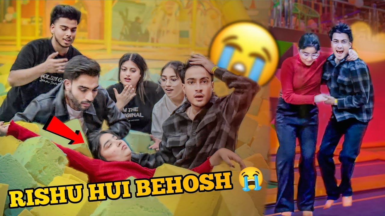 Rishu Hui Behosh Sky Jumper me 😭 | After Long Time Vlog With Rishu | Justin Romio