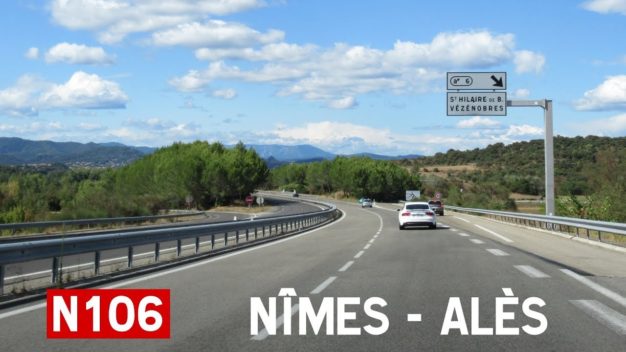 France: N106 Nîmes - Alès
