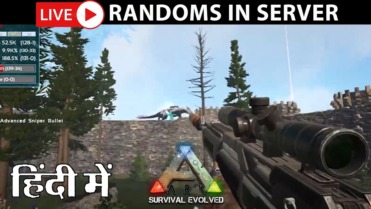 🔴ARK Solo PvP in hindi | Random guys in PvP server #arkraid #tufgaming #asus #geonwar