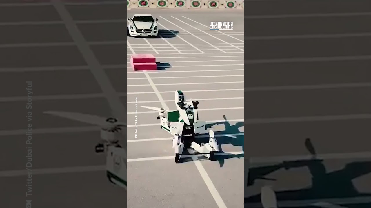 Dubai Police&rsquo;s Flying Bikes
