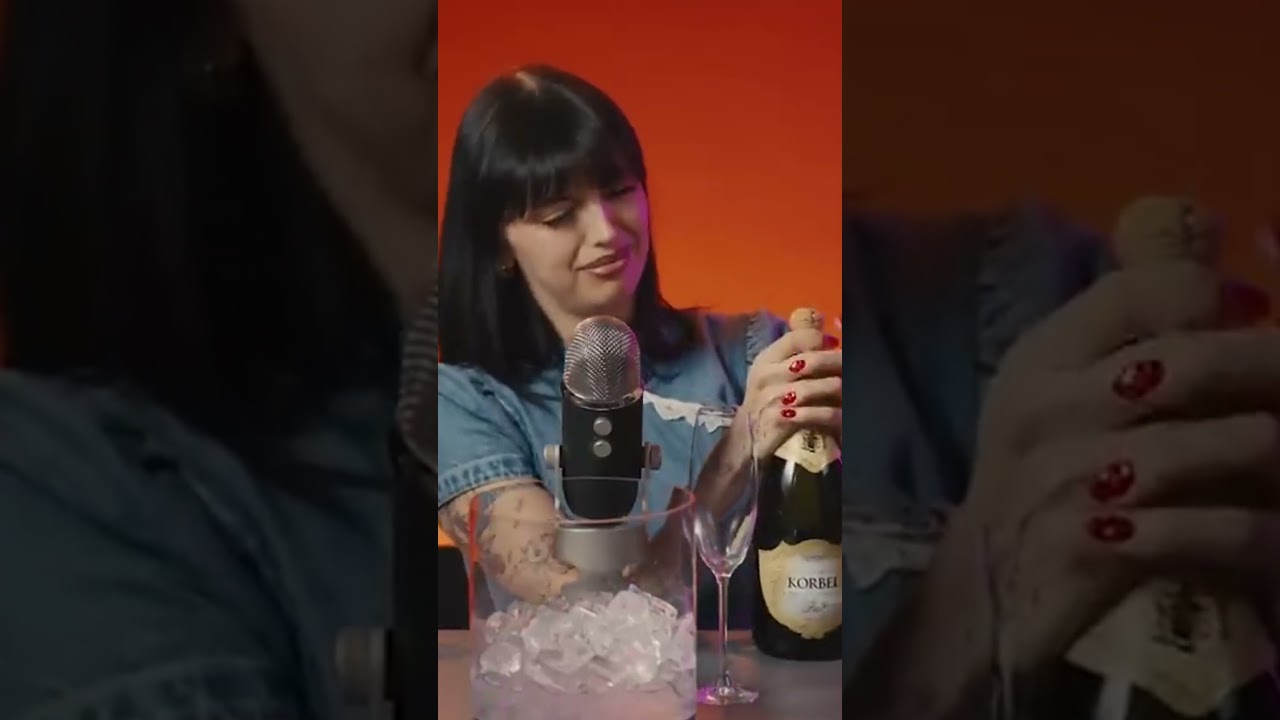 Can Rebecca Black make the champagne pop #mindmassage #asmr #fuse