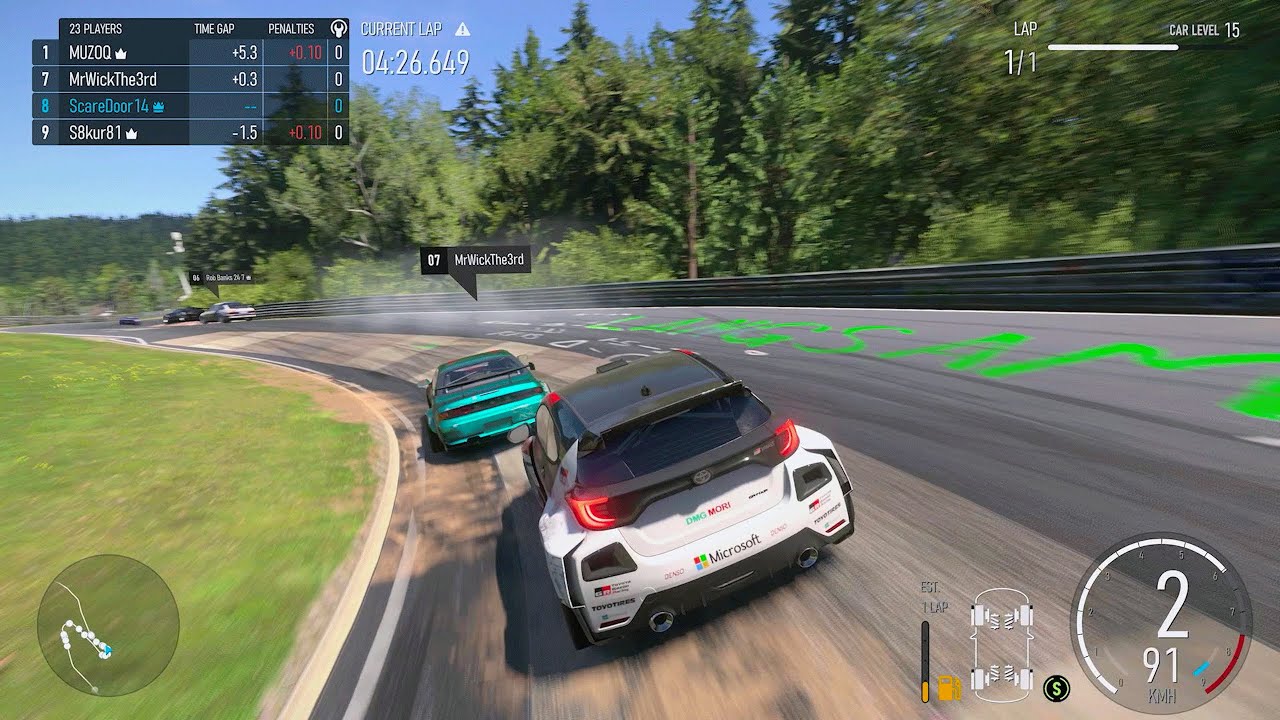 Toyota GR Yaris with Exceptional Handling at the Nordschleife (Forza Motorsport)
