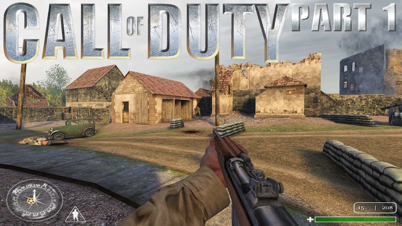 Playing Call Of Duty For The FIRST TIME!!! (Call Of Duty (2003) Part 1)