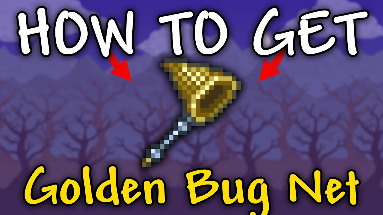 How to Get Golden Bug Net in Terraria | Golden Bug Net terraria