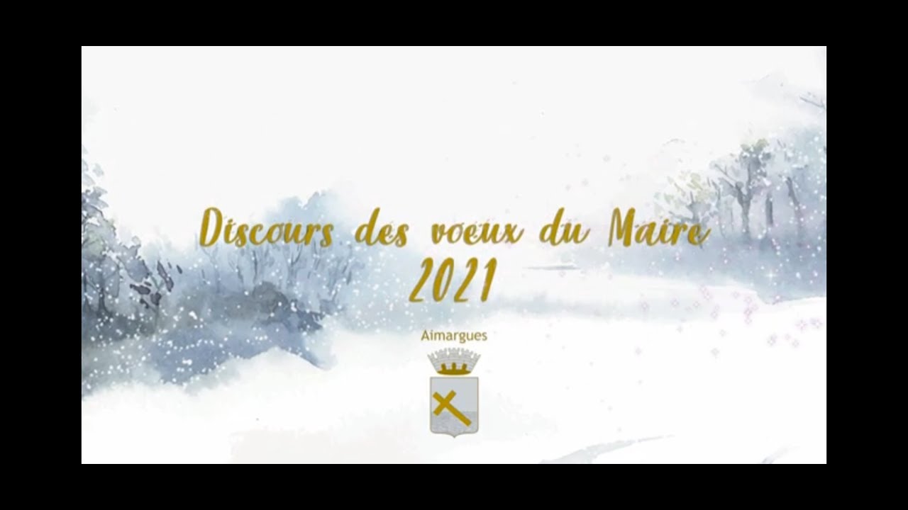 Aimargues - Voeux du maire 2021