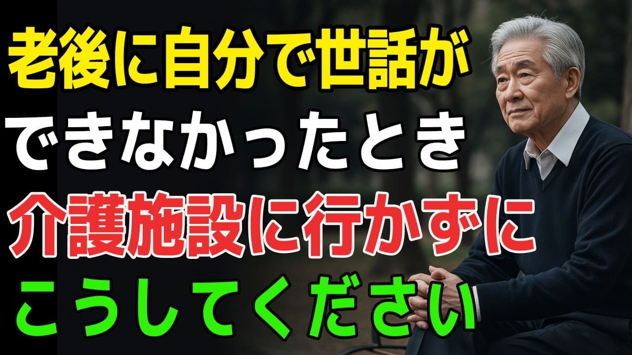 老後に自分で世話ができなくなったら、介護施設に行かずにこの方法を試してみてください｜一人暮らしの不安解消【60歳からの知恵袋】