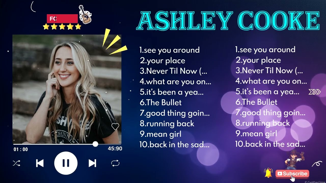 Music Hits 2025 🎤 | Must-Hear Tracks by Ashley Cooke 🌾