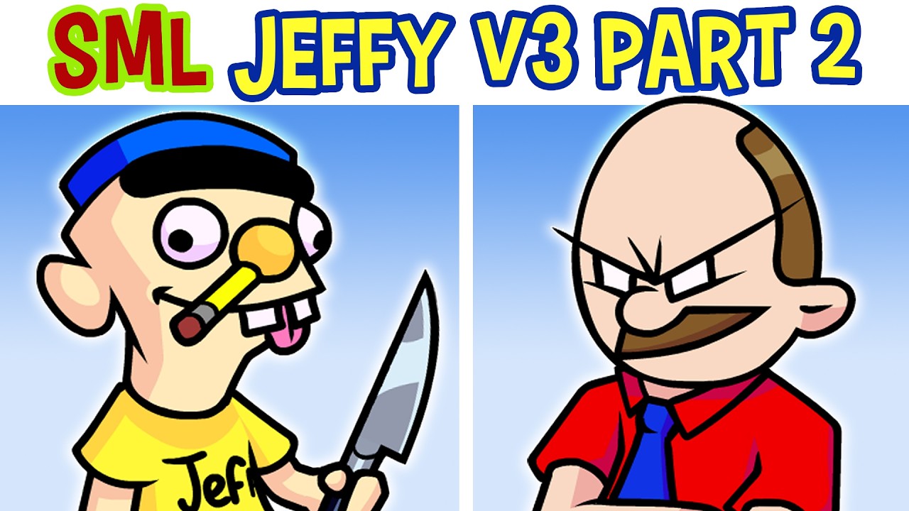 Friday Night Funkin' VS JEFFY V3 PART 2 Cancelled Build – Jeffy Vs Marvin (SML FNF Mod)