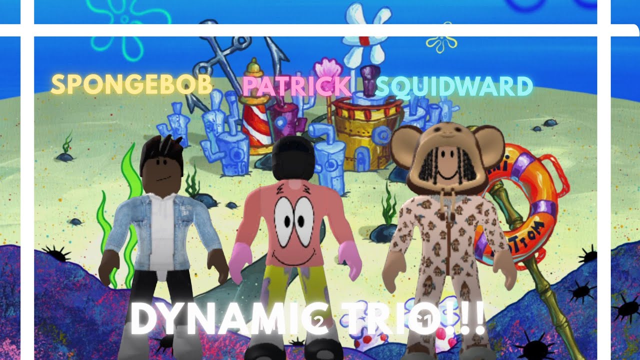 Dynamic Trio!!! Playing BS3 with my trio as Spongebob, Patrick And Squidward AKA Me... #basketball