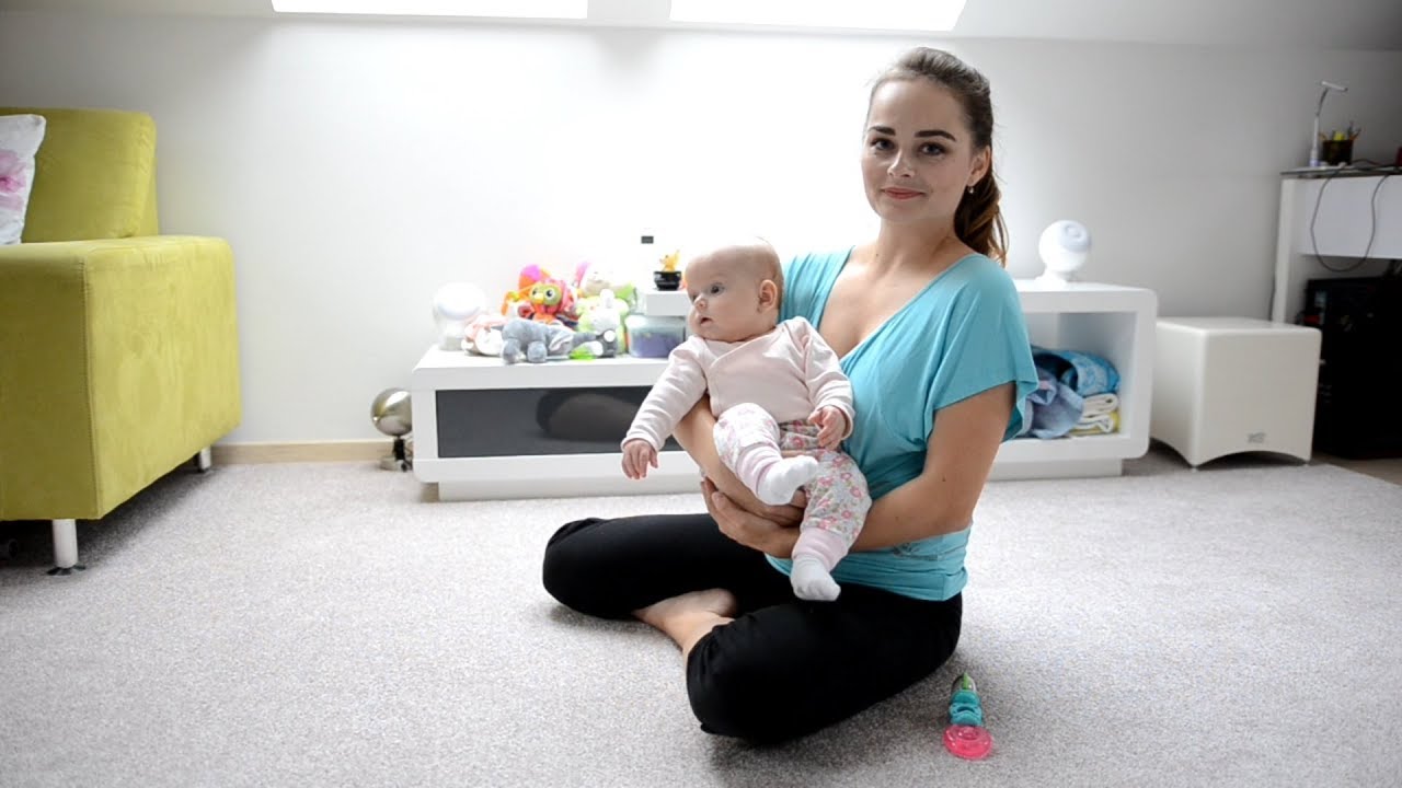 Mama&mimi - cvičení s miminky - aktivace břišních svalů