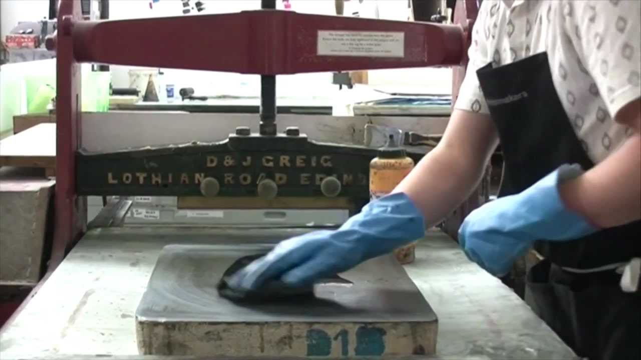 Stone Lithography at Edinburgh Printmakers