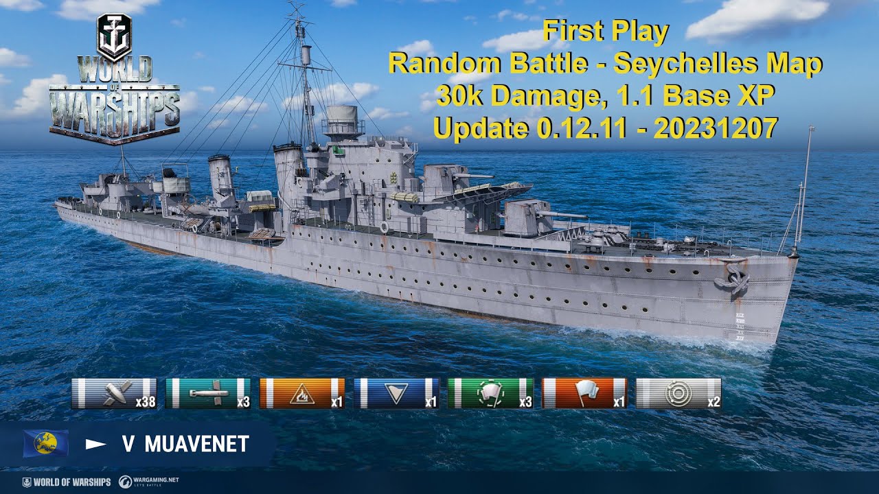 ⚓ World of Warships - First Play - Muavenet - The true 97 pound weakling 💩👎💀