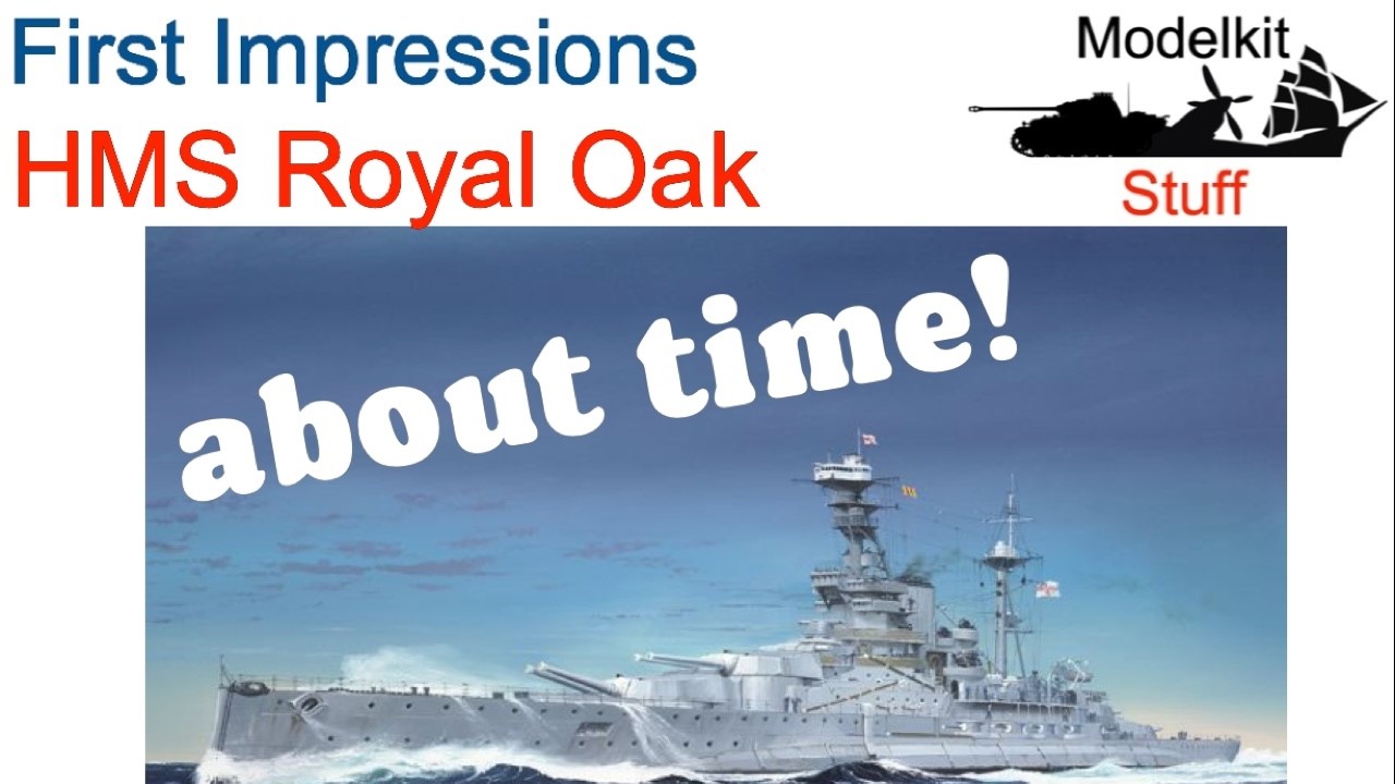 Pierwsze wrażenia z trębacza, 1/350 HMS Royal Oak 1939