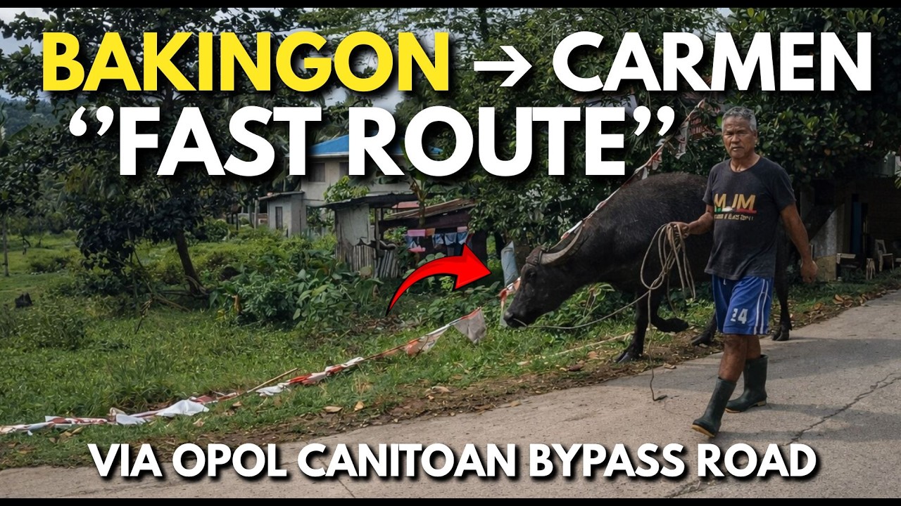 Bakingon to Carmen via Opol-Canitoan Bypass Road  New CDO Alternate Route 2026
