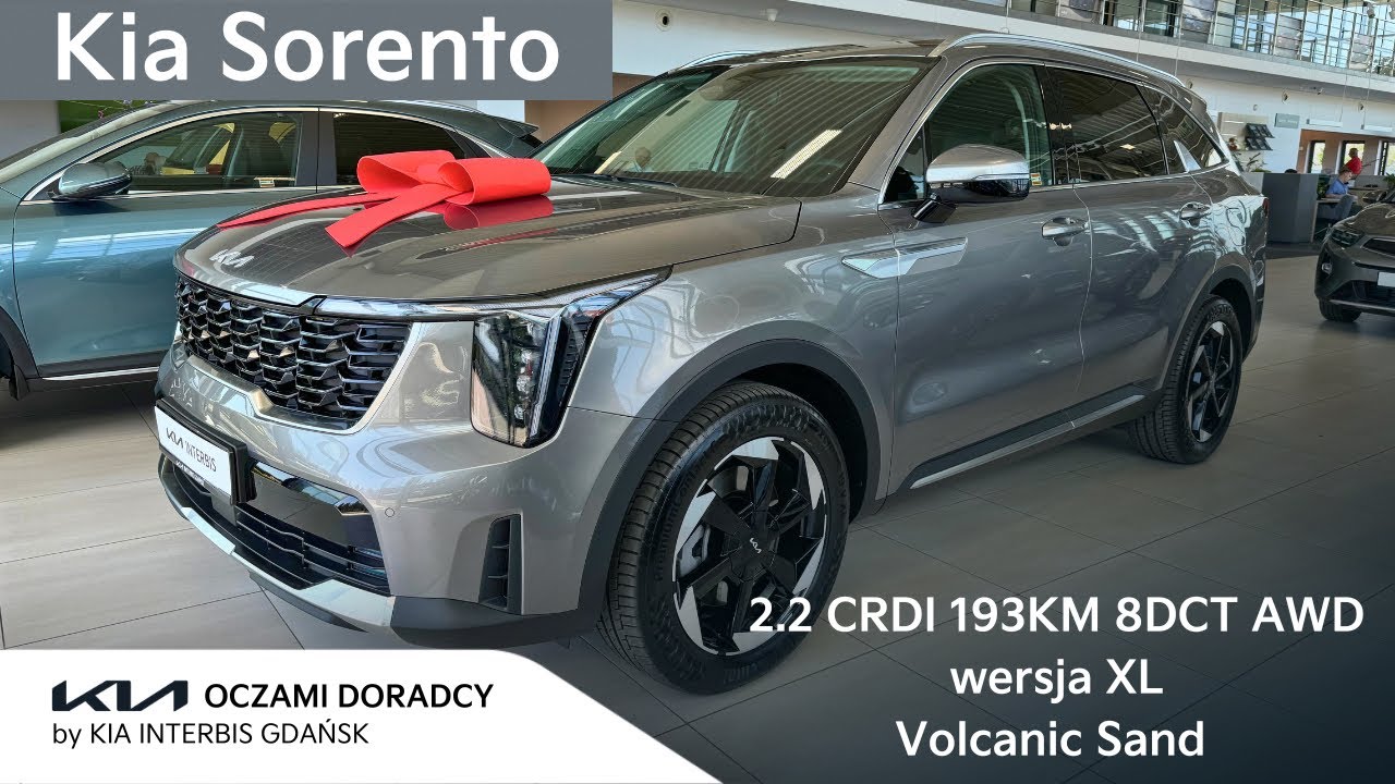 2024 Kia Sorento [2.2 CRDI 193KM 8DCT AWD] wersja XL w kolorze VOLCANIC SAND
