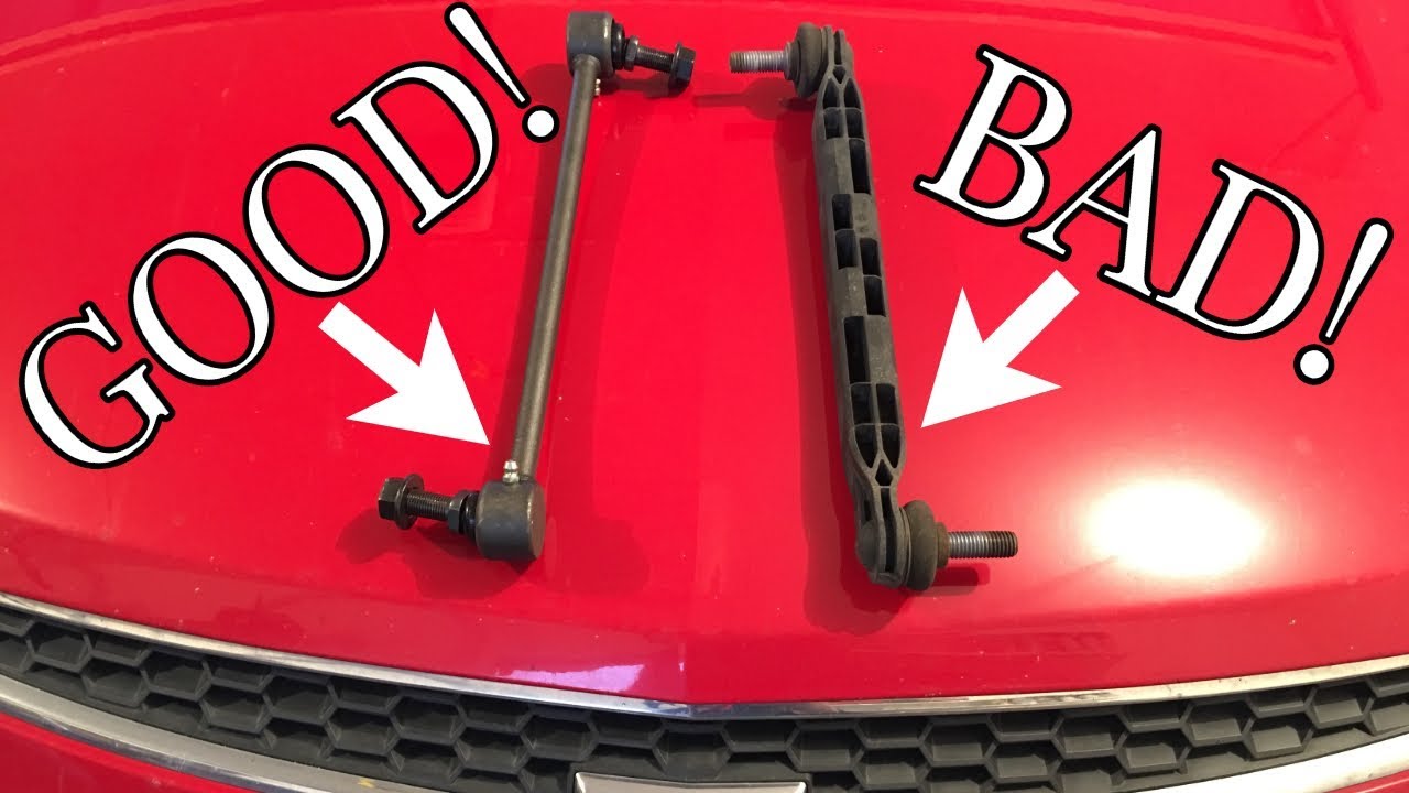 Chevy Cruze Sway Bar Link Replacement / Upgrade - Noisy Front End Fix - DIY How To