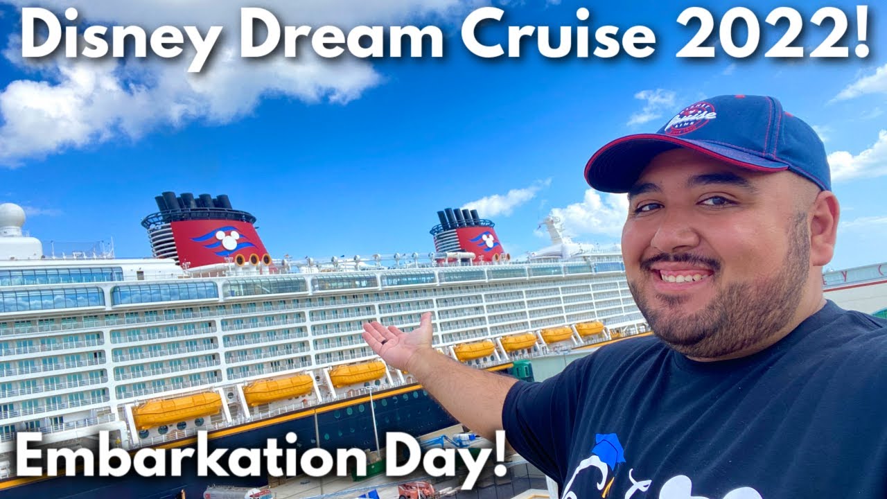 Disney Cruise Line 2022 Embarkation Day! Disney Dream Cruise Vlog 1! Disney Cruise Vlog 2022