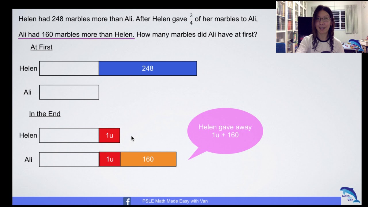 Singapore Primary School Math - How to master model drawing effectively