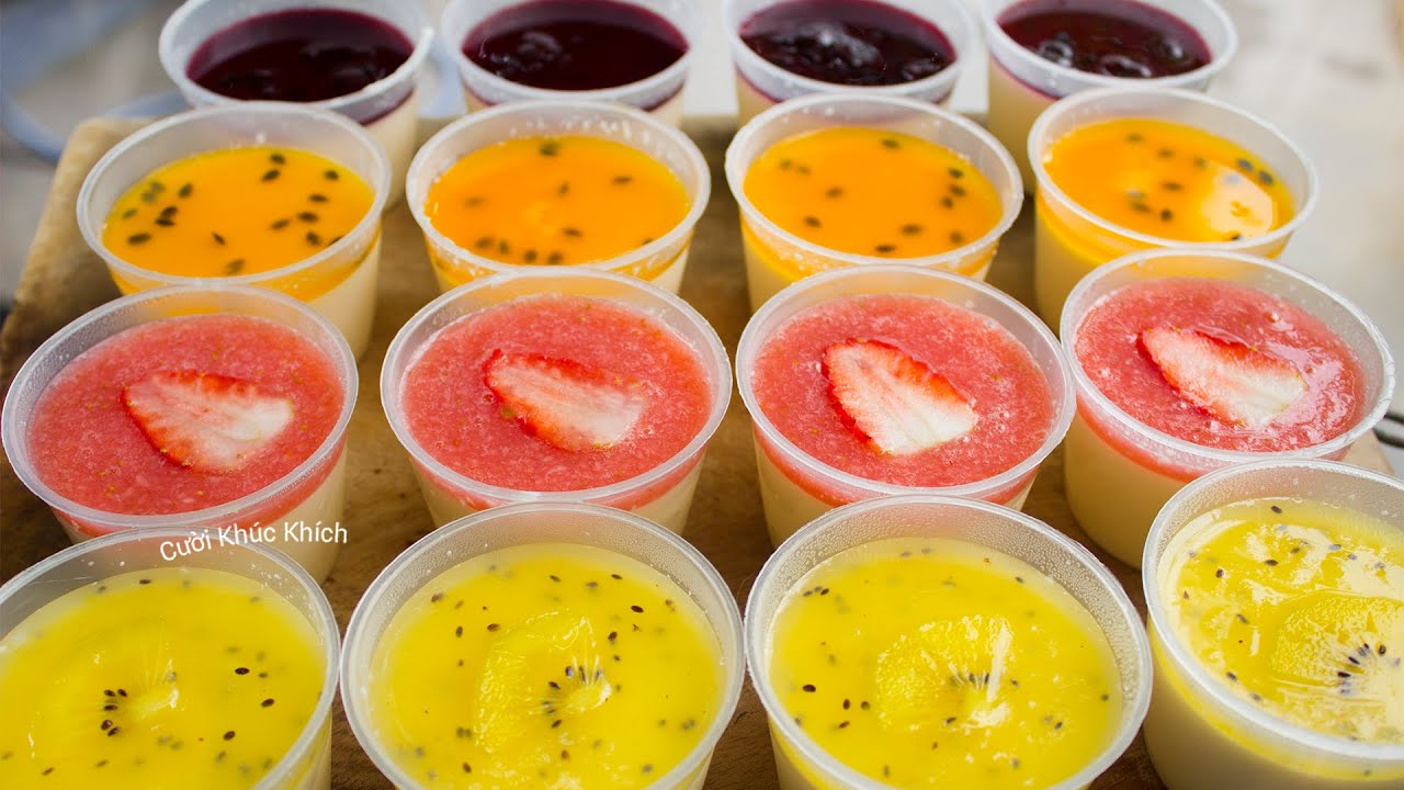 CÁCH LÀM PANNA COTTA TRÁI CÂY THƠM NGON MÁT LẠNH DỄ THÀNH CÔNG - CKK