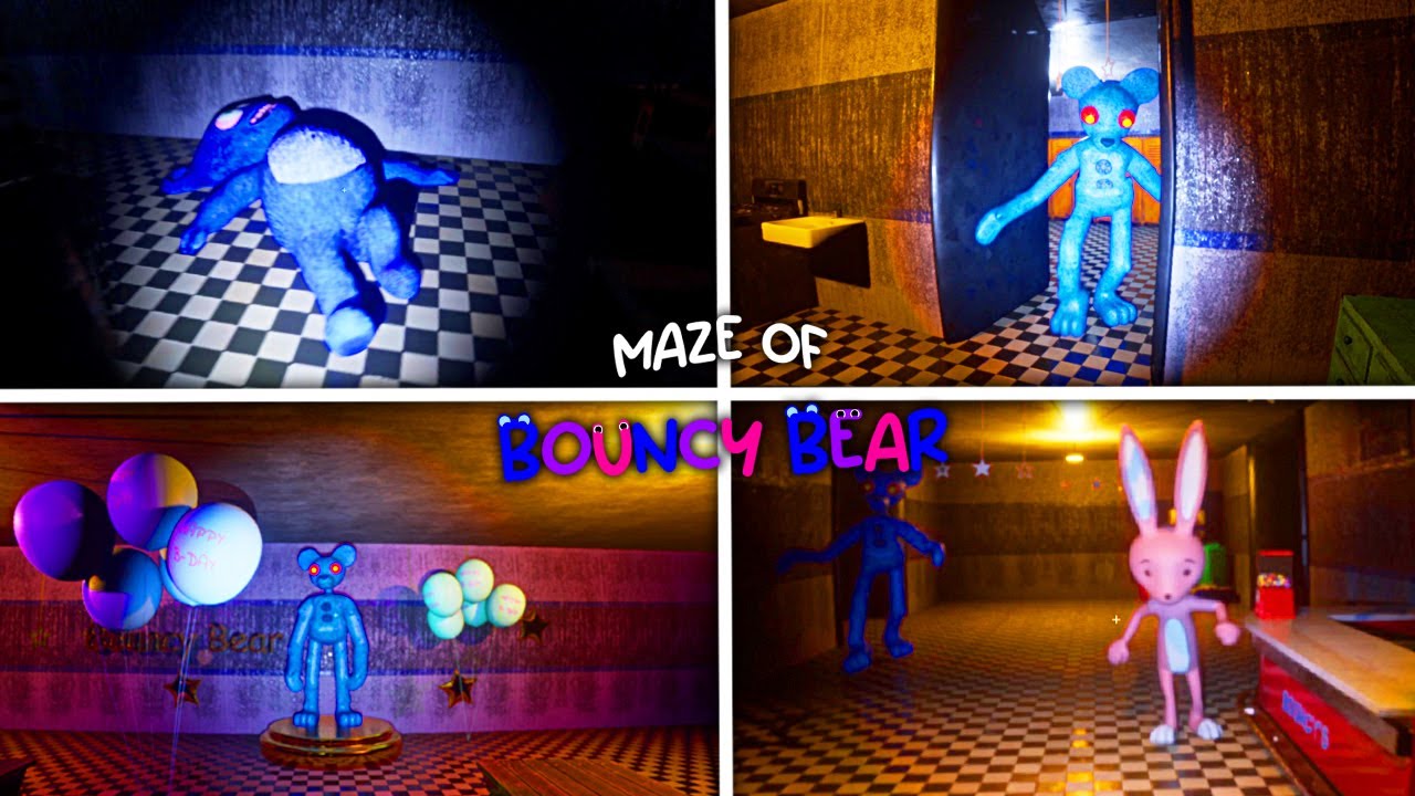 Maze of Bouncy Bear 3 🐻 Full Gameplay + Ending